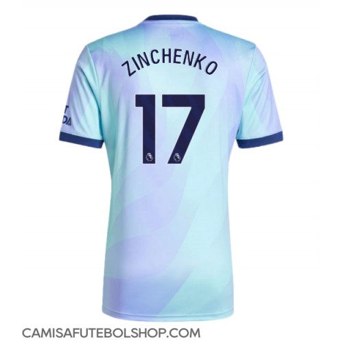 Camisa de time de futebol Arsenal Oleksandr Zinchenko #17 Replicas 3º Equipamento 2024-25 Manga Curta